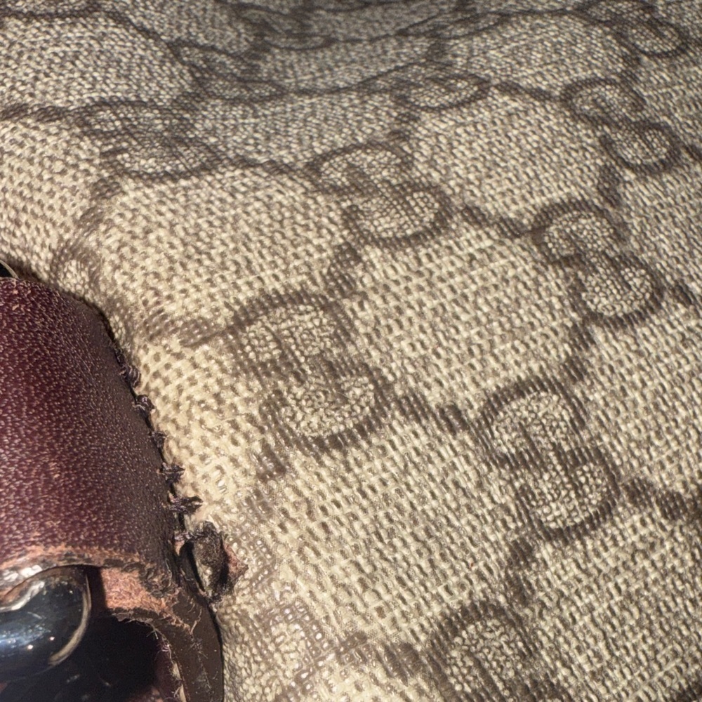 Gucci Monogram GG canvas Duffel Bag with detachable strap - Picture 14 of 16
